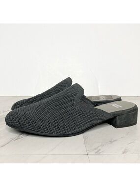 Eileen Fisher Betsy Gray Knit Mule 8